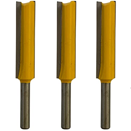 Rennie Tools Fräser für Küchenarbeitsplatten, 1,27 cm Schnittdurchmesser x 1/4 Zoll Schaft x 50 mm, extra lang, TCT-Spitze, gerade, 3 Stück Kompatibel mit Makita Trend Katsu Dewalt Oberfräse usw Rennie Tools Fräser für Küchenarbeitsplatten, 1,27 cm Schnittdurchmesser x 1/4 Zoll Schaft x 50 mm, extra lang, TCT-Spitze, gerade, 3 Stück Kompatibel mit Makita Trend Katsu Dewalt Oberfräse usw von Rennie Tool Company