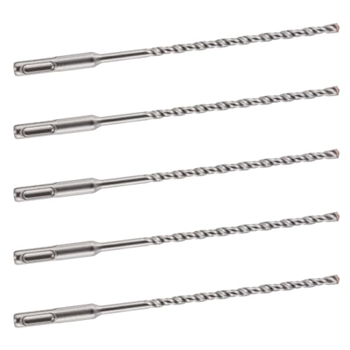 SDS + Plus Steinbohrer, 6,5 mm x 210 mm, Wolframkarbid-Spitze, für Stein, Beton, Ziegel, 5 Stück von Rennie Tool Company