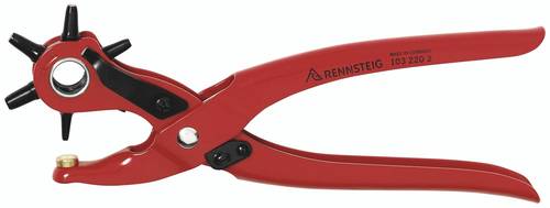 Rennsteig Werkzeuge 103 220 2 Revolverlochzange 2 mm, 2.5 mm, 3 mm, 3.5 mm, 4 mm, 5mm 240mm 1St. Rennsteig Werkzeuge 103 220 2 Revolverlochzange 2 mm, 2.5 mm, 3 mm, 3.5 mm, 4 mm, 5mm 240mm 1St. von Rennsteig Werkzeuge