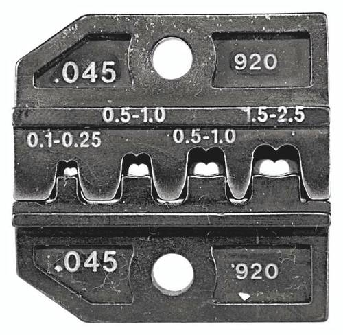 Rennsteig Werkzeuge 624 045 3 0 Crimpeinsatz Unisolierte Flachsteckverbinder 0.1 bis 2.5mm² Passend von Rennsteig Werkzeuge