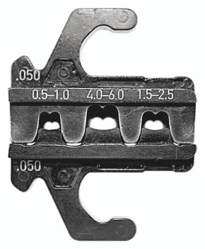 Rennsteig Werkzeuge 629 050 3 0 1 Crimpeinsatz Unisolierte Flachsteckverbinder geeignet für Stecker von Rennsteig Werkzeuge