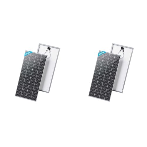 RENOGY 200W 12 Volt Solarpanel Monokristallin Solarmodul Photovoltaik Solarzelle Ideal zum Aufladen von 12V Batterien Wohnmobil Garten Camper Boot (Packung mit 2) von Renogy