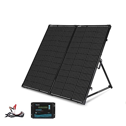 Renogy 200W 12V mono Solarkoffer wasserdicht 20A Solarregler LCD für Wohnmobil Camper Boot von Renogy