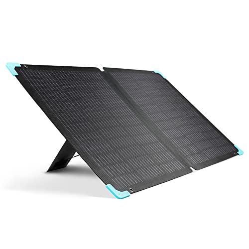 Renogy Faltbares Solarpanel Solarmodul 120W für Tragbare Powerstation, Wasserdicht mit Verstellbaren Ständern, für Wohnmobil, Wohnwagen, Netzunabhängig Rsp120ef von Renogy