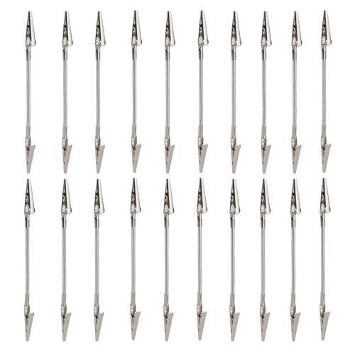 Renopfect Doppelseitige Clips - Zweiköpfige Alligator-Klemmen,20 Flexible Klemmen Für Schulbedarf Hochzeitskarten Fotos Organisation Und Ordnen Renopfect Doppelseitige Clips - Zweiköpfige Alligator-Klemmen,20 Flexible Klemmen Für Schulbedarf Hochzeitskarten Fotos Organisation Und Ordnen von Renopfect