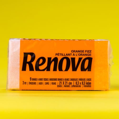 RENOVA ORANGE FIZZ Pocket Tissues 6 Packs von Renova