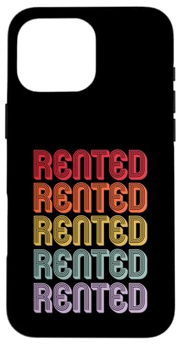 Vermietet Hülle für iPhone 16 Pro Max von Rented Apparel