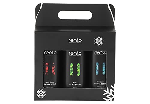 Rento Sauna Duft Geschenkbox 3 x 400 ml von Rento