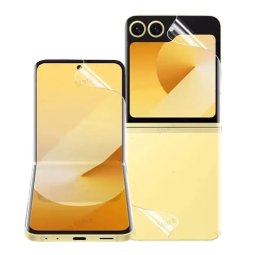 1 Set Hohe Empfindlichkeit Hydrogel Film für Samsung Galaxy Z Flip6 5G Flip 6 6.7“ 2024 Flexibel HD Clear Bildschirmschutz Explosionssicher Fingerabdrücke Entsperren Hydraulische Folie von Renwox