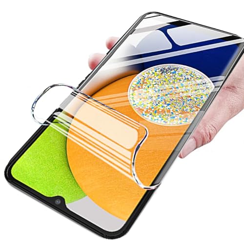 2pcs Hohe Empfindlichkeit Hydrogel Film für Samsung Galaxy A04s 6.5" Flexibel HD Clear Bildschirmschutz Explosionssicher Fingerabdrücke Entsperren Hydraulische Folie von Renwox