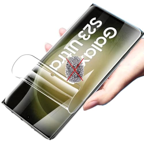 2pcs Matte Hydrogelfilm Anti-Fingerabdruck für Samsung Galaxy S23 Ultra 5G 6.8" Flexible Anti-Glare Bildschirmschutz Explosionssicher Nicht gehärtete Glas Folie HD Clear von Renwox