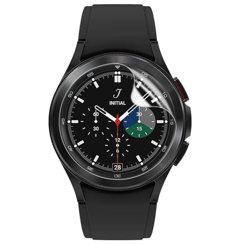 5pcs Hydrogelfolie Displayschutz für Samsung Galaxy Watch6 44mm Watch 6 Flexibel HD Clear Bildschirmschutz TPU [Berührungsempfindlich] [Blasenfrei] Einfache Installation Kit von Renwox