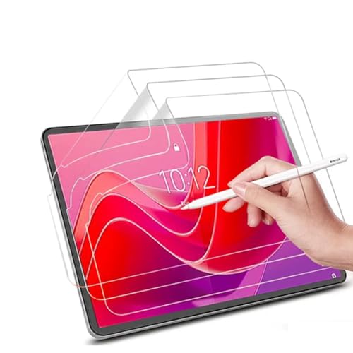 Papier Texture Tablet Displayschutz kompatibel mit Lenovo Tab M10 (3rd Gen) 10.1" Transparent Matte Hydrogelfolie, Ultradünn, Anti-Fingerabdruck, Anti-Reflexion von Renwox