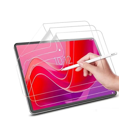 Papier Texture Tablet Displayschutz kompatibel mit Lenovo Tab M10 Plus (3rd Gen) 10.61" Transparent Matte Hydrogelfolie, Ultradünn, Anti-Fingerabdruck, Anti-Reflexion von Renwox