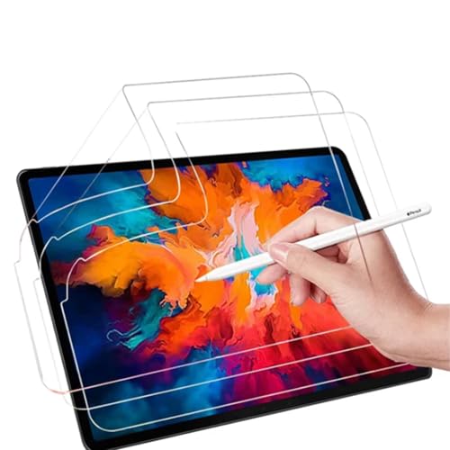 Papier Texture Tablet Displayschutz kompatibel mit Lenovo Tab P12 Pro 12.6" Transparent Matte Hydrogelfolie, Ultradünn, Anti-Fingerabdruck, Anti-Reflexion von Renwox