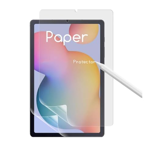 Papier Texture Tablet Displayschutz kompatibel mit Samsung Galaxy Tab S6 Lite 2022/2020 10.4" Transparent Matte Hydrogelfolie, Ultradünn, Anti-Fingerabdruck, Anti-Reflexion von Renwox