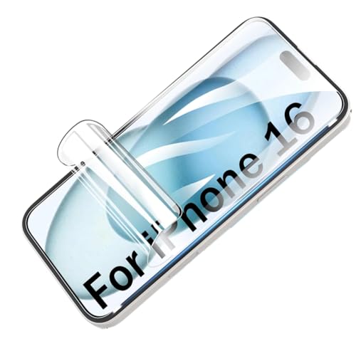 Renwox 2pcs Hohe Empfindlichkeit Hydrogel Film für iPhone 16 Pro Max 6.9inch Flexibel HD Clear Bildschirmschutz Explosionssicher Fingerabdrücke Entsperren Hydraulische Folie Renwox 2pcs Hohe Empfindlichkeit Hydrogel Film für iPhone 16 Pro Max 6.9inch Flexibel HD Clear Bildschirmschutz Explosionssicher Fingerabdrücke Entsperren Hydraulische Folie von Renwox