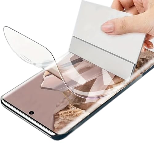 Renwox 2pcs Hohe Empfindlichkeit Hydrogel Film für Google Pixel 9a 2025 5G 6.3" Flexibel HD Clear Bildschirmschutz Explosionssicher Fingerabdrücke Entsperren Hydraulische Folie von Renwox