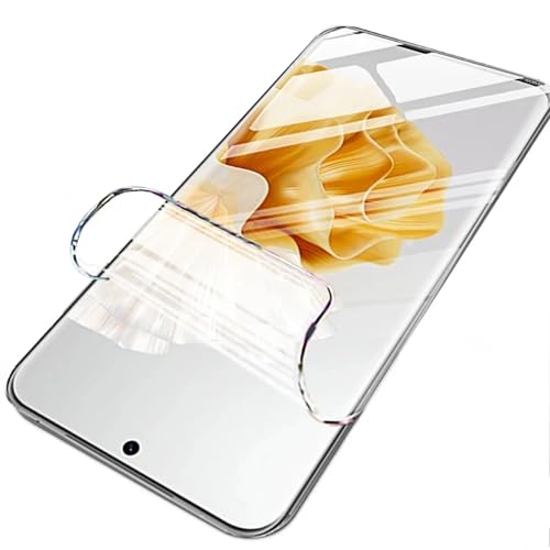 Renwox 2pcs Hohe Empfindlichkeit Hydrogel Film für Huawei P50 Pro 6.6" Flexibel HD Clear Bildschirmschutz Explosionssicher Fingerabdrücke Entsperren Hydraulische Folie von Renwox