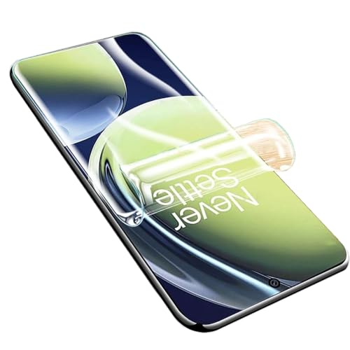 Renwox 2pcs Hohe Empfindlichkeit Hydrogel Film für OnePlus Nord CE 2 5G 6.43" Flexibel HD Clear Bildschirmschutz Explosionssicher Fingerabdrücke Entsperren Hydraulische Folie von Renwox
