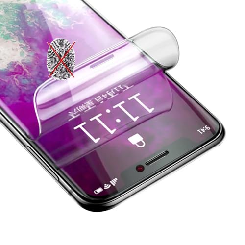 Renwox 2pcs Matte Hydrogelfilm Anti-Fingerabdruck für iPhone SE (2022) SE3 4.7" Flexible Anti-Glare Bildschirmschutz Explosionssicher Nicht gehärtete Glas Folie HD Clear von Renwox