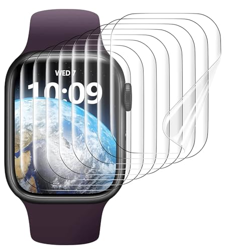 Renwox 5pcs Hydrogelfolie Displayschutz für Apple Watch Series 3/2/ 1 42mm Flexibel HD Clear Bildschirmschutz TPU [Berührungsempfindlich] [Blasenfrei] Einfache Installation Kit von Renwox