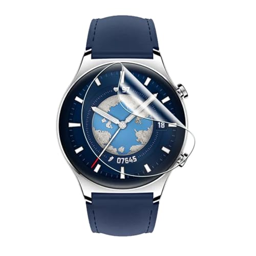 Renwox 5pcs Hydrogelfolie Displayschutz für Honor Watch GS 3 1.43" Flexibel HD Clear Bildschirmschutz TPU [Berührungsempfindlich] [Blasenfrei] Einfache Installation Kit von Renwox