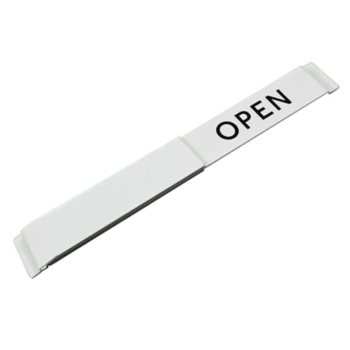 Offenes Schild für Geschäftstür, Türschild-Schieber | Sichtschutz-Schiebetüranzeige mit Klartext,Schiebetüranzeige, doppelseitige Sichtbarkeit, einfach zu bedienen von Renywosi