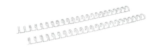 100 RENZ Drahtkamm - Binderücken / 8,0 mm / weiß / 60 Blatt / DIN A4 / Teilung 2:1 / 23 Ringe 100 RENZ Drahtkamm - Binderücken / 8,0 mm / weiß / 60 Blatt / DIN A4 / Teilung 2:1 / 23 Ringe von Renz