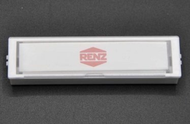 RENZ Namensschild 09 weiß 75x19,5mm RENZ Nummer 97-9-82259 von Renz