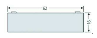 Renz 97-9-82253 Namensschild-Abdeckung 62x16 Renz 97-9-82253 Namensschild-Abdeckung 62x16 von Renz