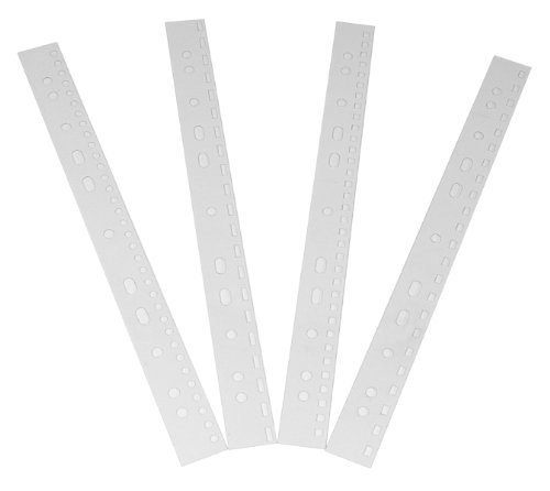 Renz Abheftstreifen in 2:1 Teilung Drahtkammbindung für DIN A5, 3,5 x 5,5 mm, Stärke 0.3 mm, transparent klar von Renz