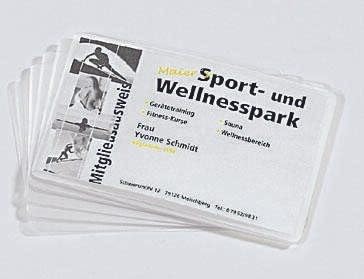 Renz Laminierfolien Business Card, 90 x 60 mm, 2 x 125 mic von Renz
