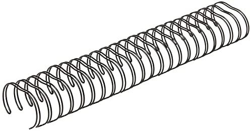 Renz One Pitch Drahtkamm-Bindeelemente in 2:1 Teilung, 23 Schlaufen, Durchmesser 32.0 mm, 1 1/4 Zoll, schwarz von Renz