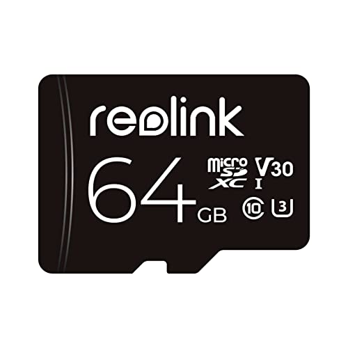 Reolink 32 GB microSDHC Speicherkarte, Klasse 10, U1 TF-Speicherkarte, kompatibel mit Reolink Überwachungskamera von Reolink