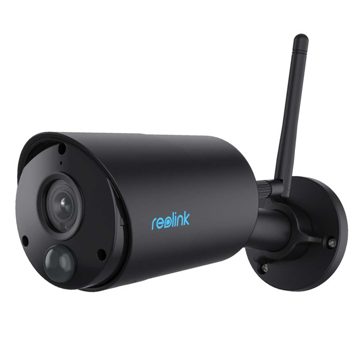 Reolink Argus Series B320 WLAN Überwachungskamera Schwarz 3MP (2304x1296), Akkubetrieb, IP65-Wetterschutz, 10m Nachtsicht, Intelligente Erkennung von Reolink