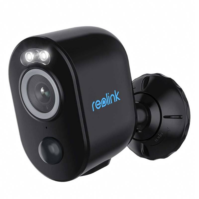 Reolink Argus Series B330 WLAN Überwachungskamera Schwarz 5MP (2880x1616), Akkubetrieb, IP65-Wetterschutz, Nachtsicht in Farbe, Intelligente Erkennung von Reolink