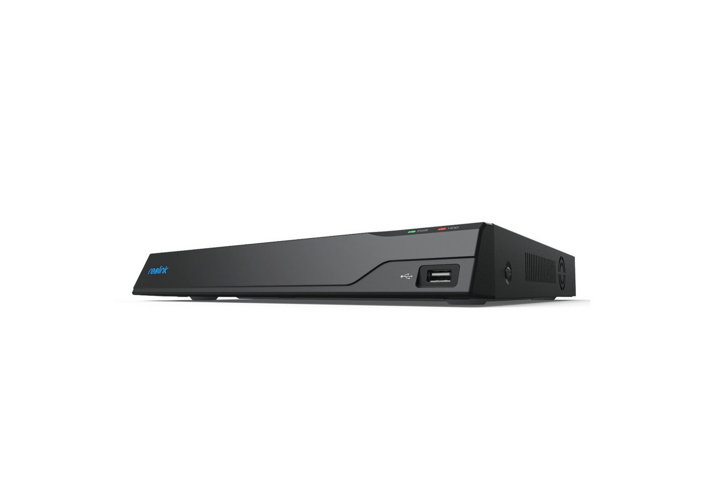 Reolink NVS16 - 16-Kanal PoE NVR für 24/7-Aufnahmen Netzwerk-Videorecorder (unterstützt max. 16MP, eingebaute 4TB HDD, max. 12TB Speichergröße) von Reolink
