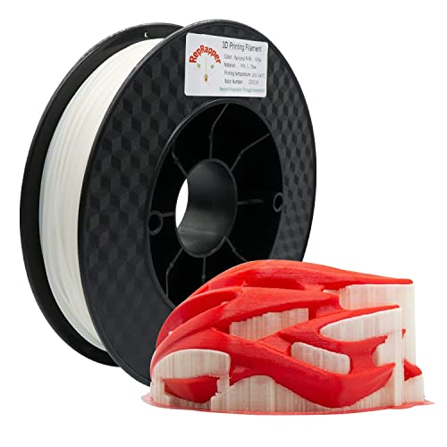RepRapper Wasserlösliches PVA Filament 1,75 mm PVA 3D Drucker Filament 500g (1,1 lbs) Spule wird Häufig als Trägermaterial Verwendet, Natürlich von Reprapper