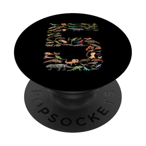 5 Jahre alt, Echsen, Reptilien, 5 Jahre, 5 Jahre alt, 5 Jahre, Zahl PopSockets Klebender PopGrip 5 Jahre alt, Echsen, Reptilien, 5 Jahre, 5 Jahre alt, 5 Jahre, Zahl PopSockets Klebender PopGrip von Reptile Lizards Birthday Party For Kids