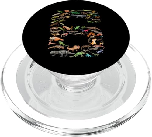 6 Jahre alt, Echsen, Reptilien-Figuren, 6 Jahre, 6. Geburtstag, Nummer PopSockets PopGrip für MagSafe 6 Jahre alt, Echsen, Reptilien-Figuren, 6 Jahre, 6. Geburtstag, Nummer PopSockets PopGrip für MagSafe von Reptile Lizards Birthday Party For Kids
