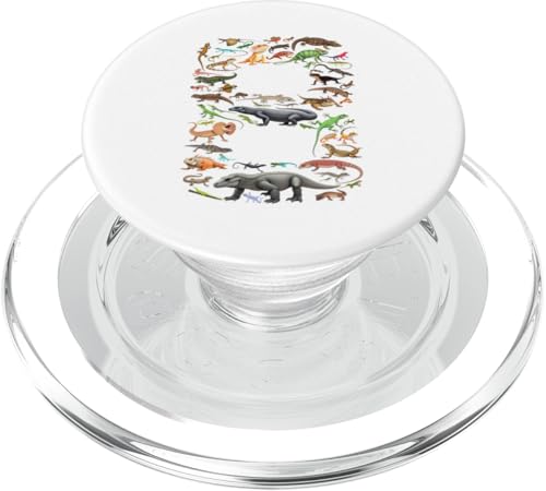 8 Jahre, Echsen, Reptilien, Figuren, 8 Jahre, zum 8. Geburtstag, Nummer PopSockets PopGrip für MagSafe 8 Jahre, Echsen, Reptilien, Figuren, 8 Jahre, zum 8. Geburtstag, Nummer PopSockets PopGrip für MagSafe von Reptile Lizards Birthday Party For Kids