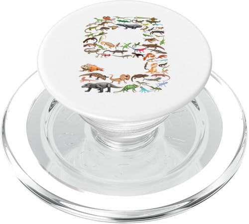 9 Jahre alt, 9 Jahre, Echsen, Reptilien, Figuren, Anzahl PopSockets PopGrip für MagSafe 9 Jahre alt, 9 Jahre, Echsen, Reptilien, Figuren, Anzahl PopSockets PopGrip für MagSafe von Reptile Lizards Birthday Party For Kids