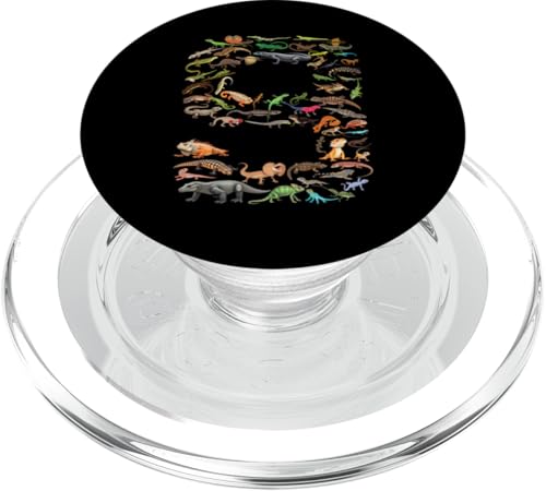 9 Jahre alt, 9 Jahre, Echsen, Reptilien, Figuren, Anzahl PopSockets PopGrip für MagSafe 9 Jahre alt, 9 Jahre, Echsen, Reptilien, Figuren, Anzahl PopSockets PopGrip für MagSafe von Reptile Lizards Birthday Party For Kids