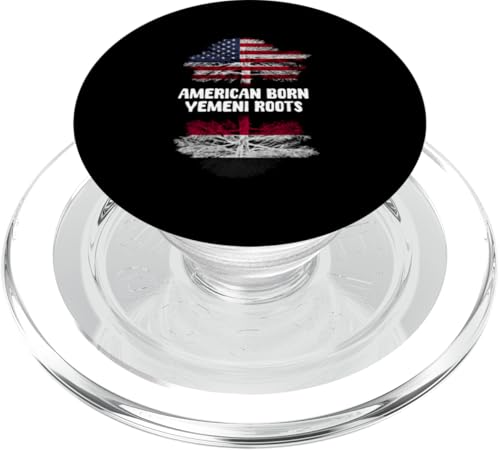 American Born Yemeni Roots America Jemen Heritage PopSockets PopGrip für MagSafe American Born Yemeni Roots America Jemen Heritage PopSockets PopGrip für MagSafe von Republic Of Yemen Flag Designs Proud Yemeni Roots