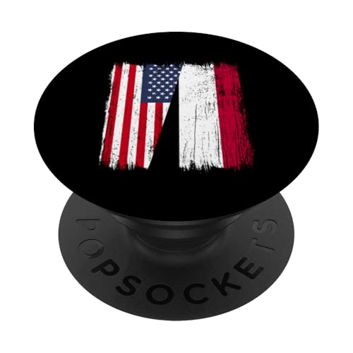 Amerika Jemen Halbflagge Amerikanische Jemenitische Vorfahren PopSockets Klebender PopGrip von Republic Of Yemen Flag Designs Proud Yemeni Roots