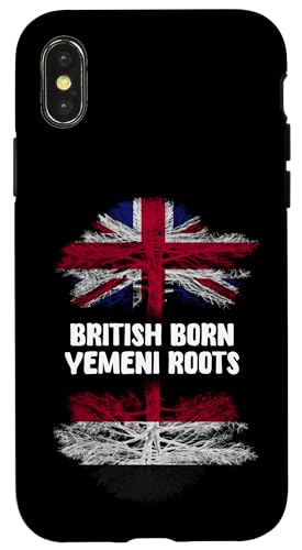 British Born Yemeni Roots United Kingdom Jemen Heritage Hülle für iPhone X/XS British Born Yemeni Roots United Kingdom Jemen Heritage Hülle für iPhone X/XS von Republic Of Yemen Flag Designs Proud Yemeni Roots