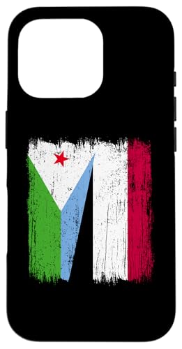 Dschibuti Jemen Halbflagge Dschibutis Jemenitische Vorfahren Hülle für iPhone 16 Pro von Republic Of Yemen Flag Designs Proud Yemeni Roots