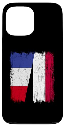 Frankreich Jemen Halbflagge Französisch Jemenitische Vorfahren Hülle für iPhone 13 Pro Max von Republic Of Yemen Flag Designs Proud Yemeni Roots
