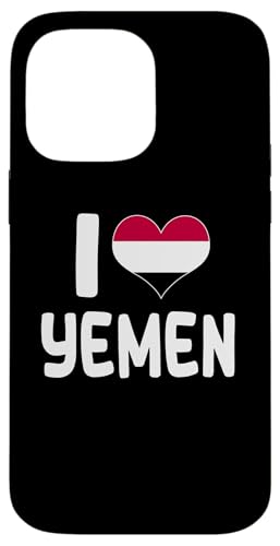 I Love Yemen Fan Yemeni Heritage Hülle für iPhone 14 Pro Max von Republic Of Yemen Flag Designs Proud Yemeni Roots